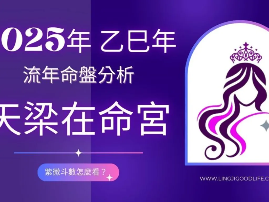 占卜算命 - 2025年 乙巳蛇年 「天梁」在流年命宮運勢分析：紫微斗數怎麼看？